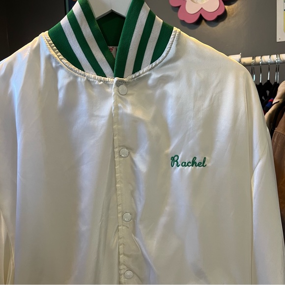 80’s Birdie Nylon Varsity Jacket - Picture 3 of 6